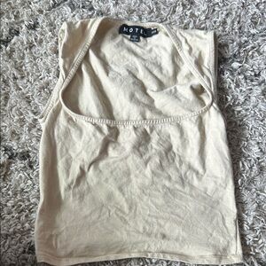 Motel Rocks Beige Tank Top